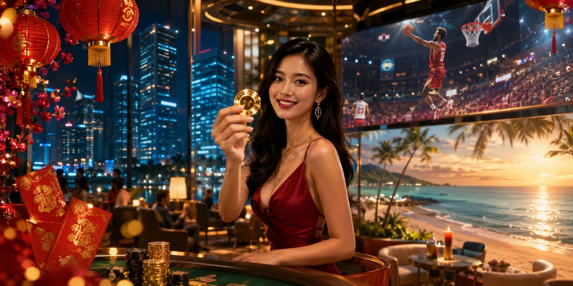 Người dùng Hà Nội đặt cược bóng rổ trực tuyến vào ban đêm với đèn lồng rực rỡ phía sau